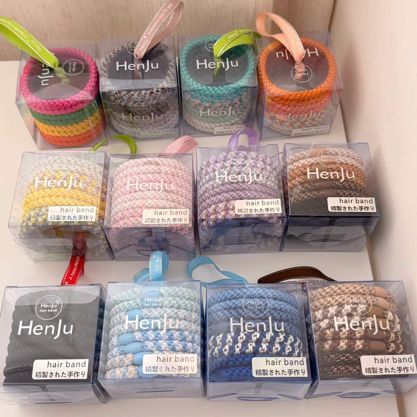 Sports Equipment Cabinet - Set di 8 Elastici per Capelli