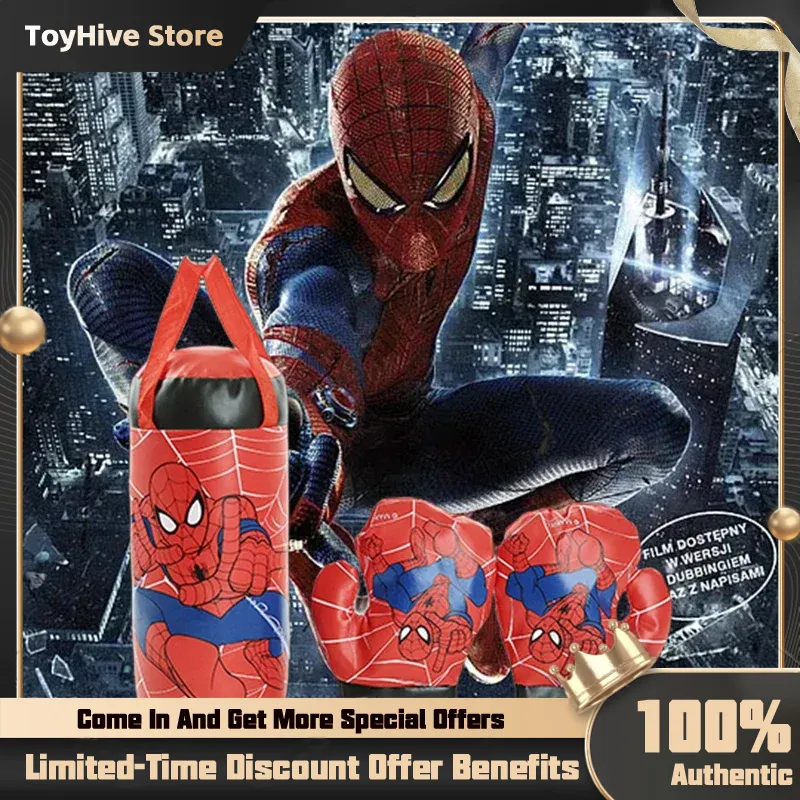 Sports Equipment For Boys - Set Mini Boxe per Bambini Spider-Man