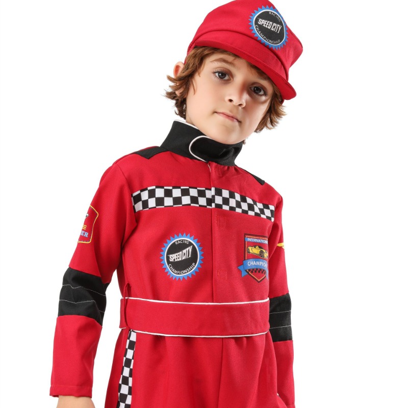 Sports Equipment For Boys - Costume cosplay da pilota rosso per