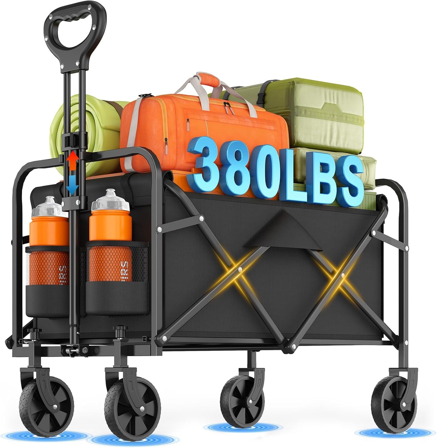 Sports Equipment Shop - Carrello Pieghevole per Ogni Terreno 380LBS,