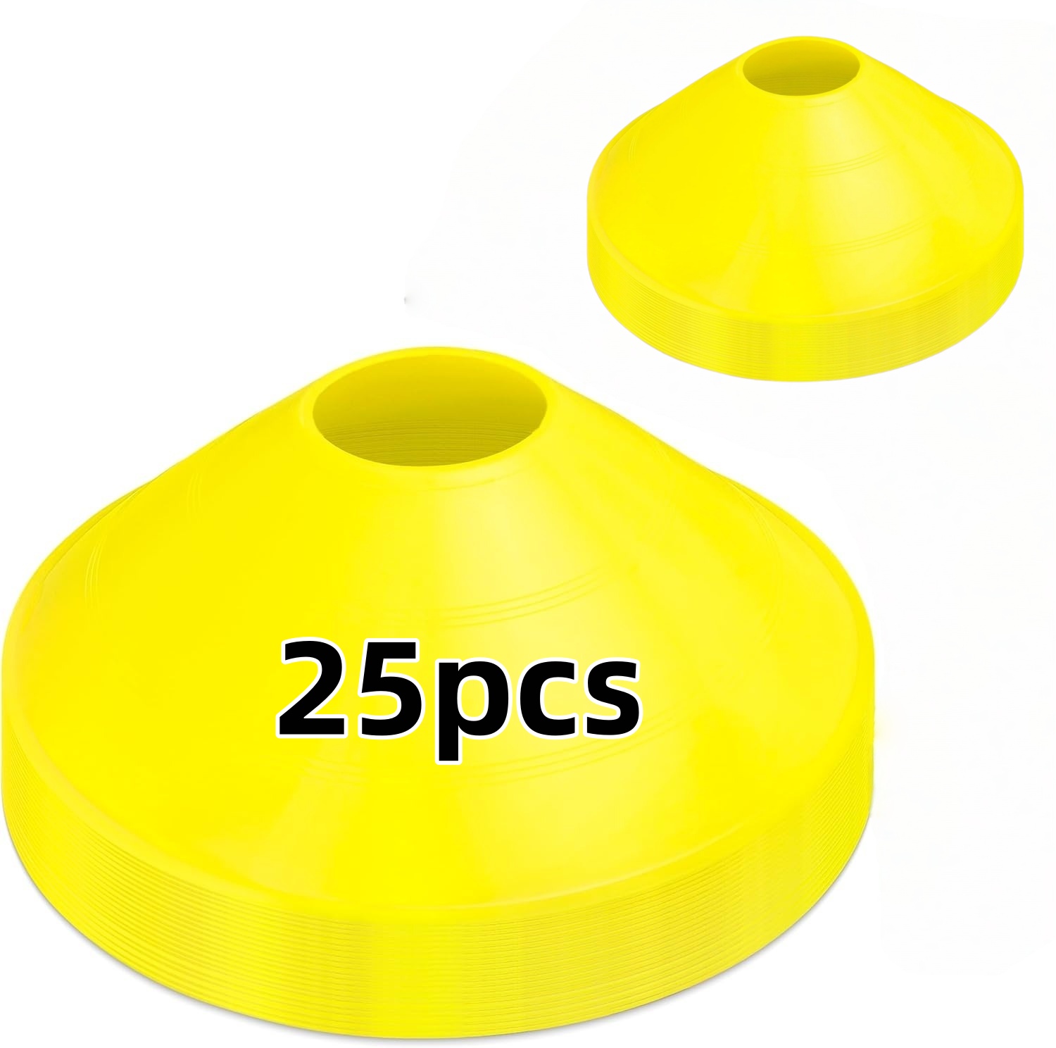 Football Training Cone - Set di 25 Coni per Allenamento