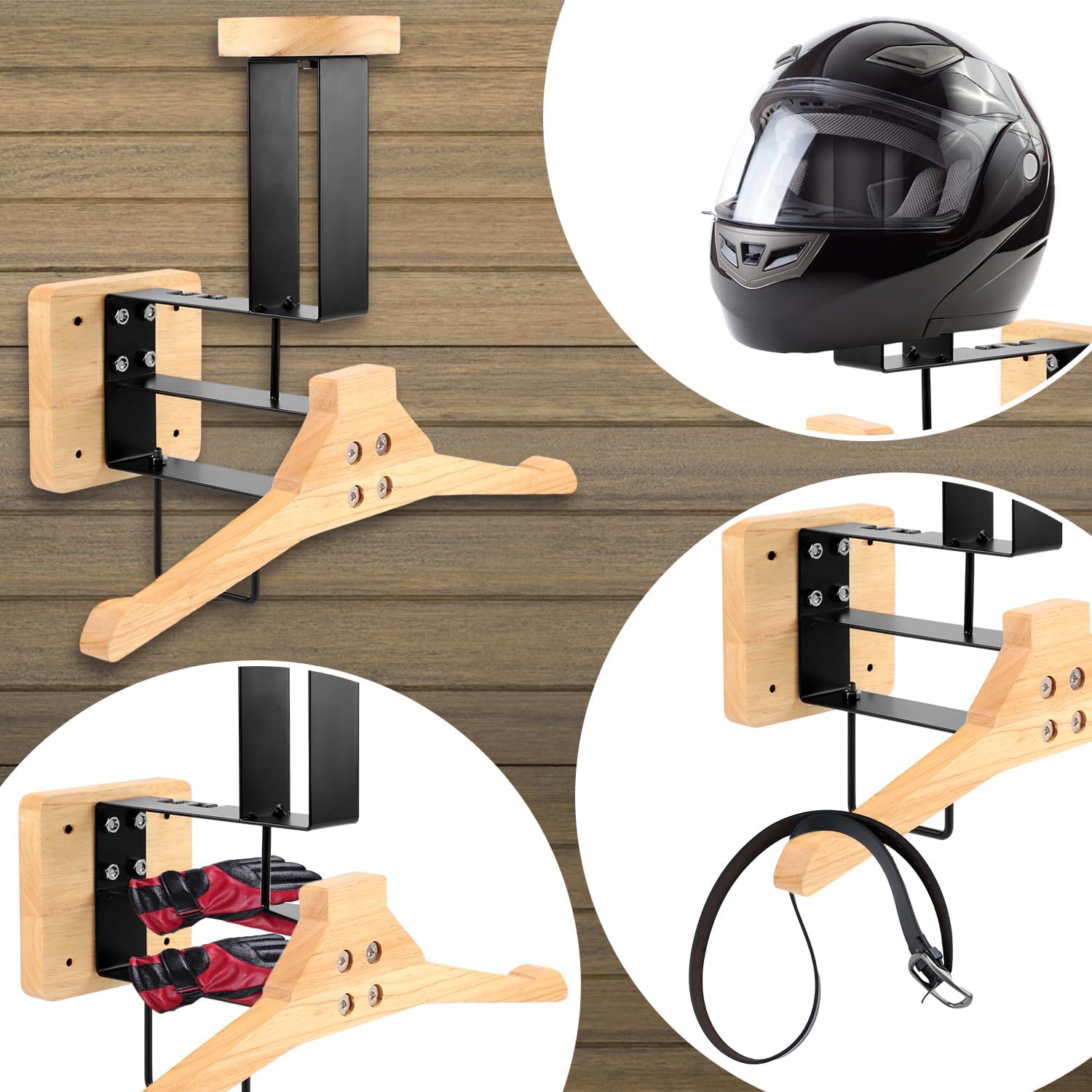 Supporto da parete in legno pe - Sports Equipment Organizer Rack recensione e prezzo