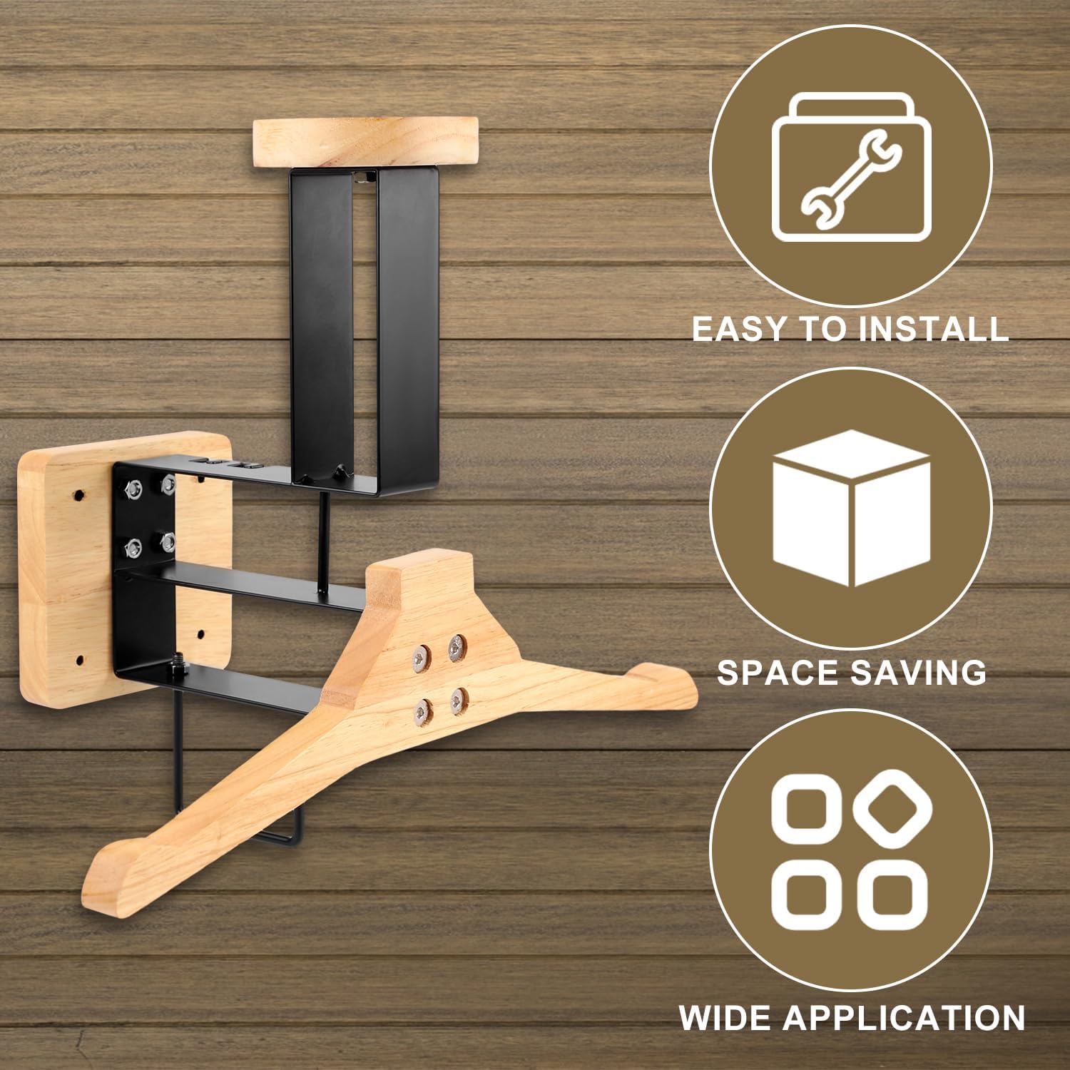 ​ Supporto da parete in legno  - Sports Equipment Organizer Rack recensione e prezzo