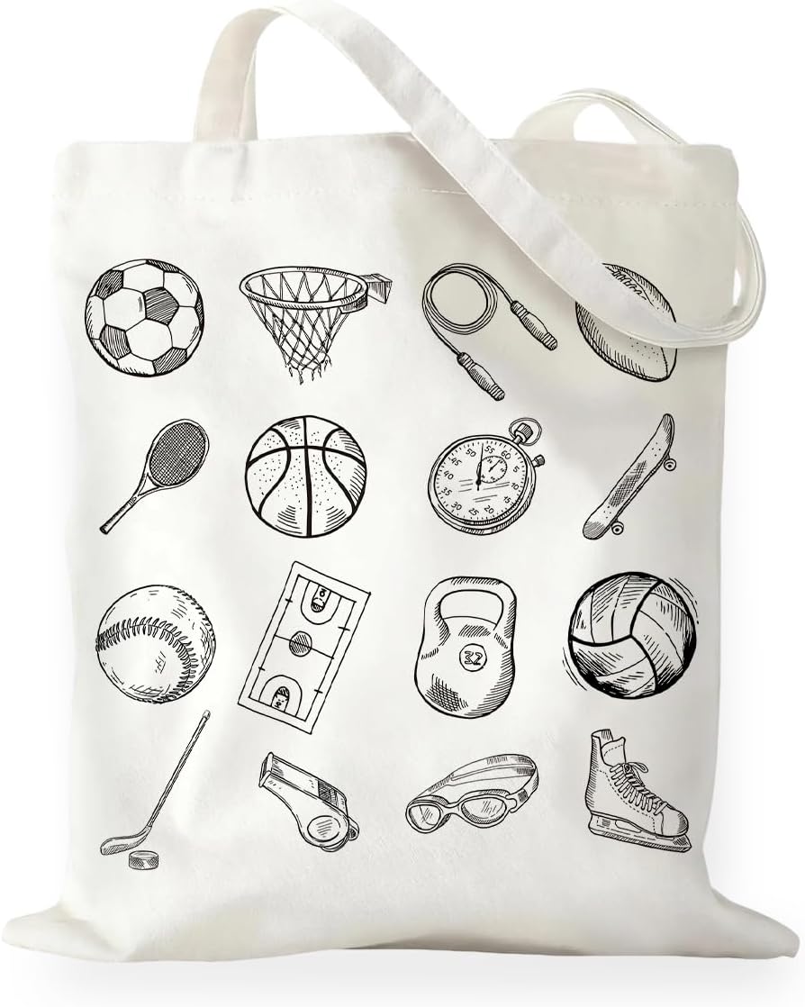 Borsa tote in tela con stampa  - Sports Equipment Shop recensione e prezzo