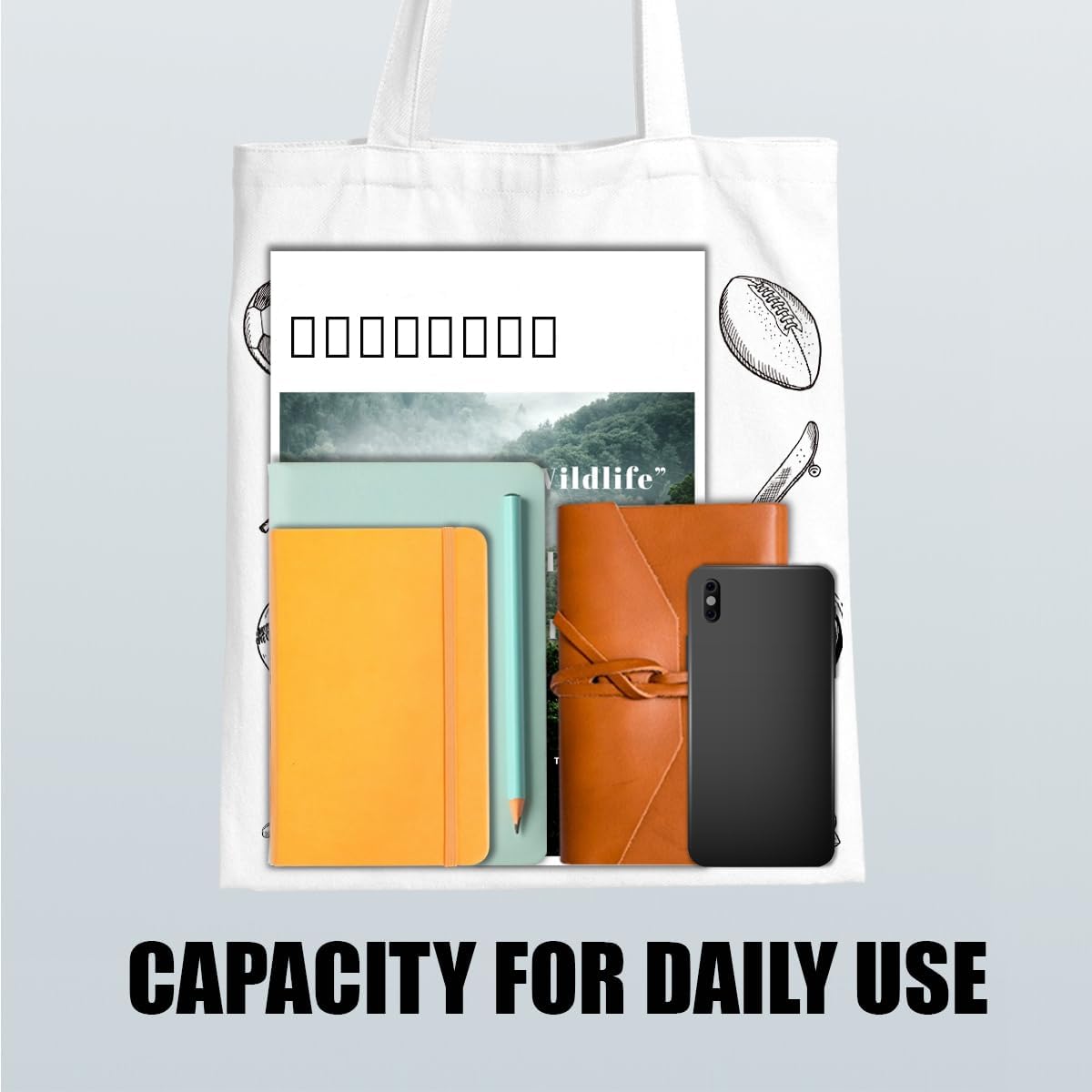 Borsa tote in tela con stampa  - Sports Equipment Shop recensione e prezzo