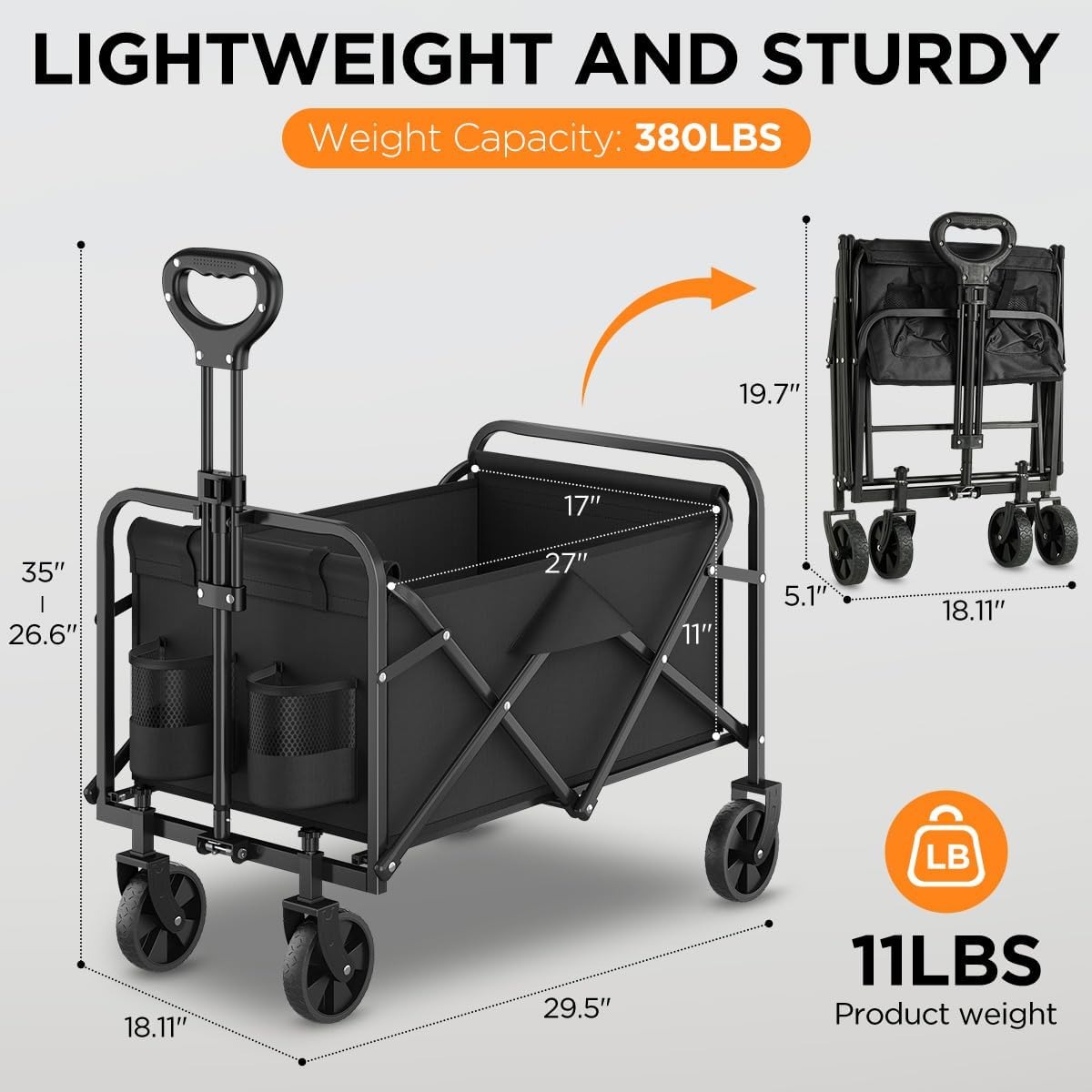 Carrello Pieghevole per Ogni T - Sports Equipment Shop recensione e prezzo