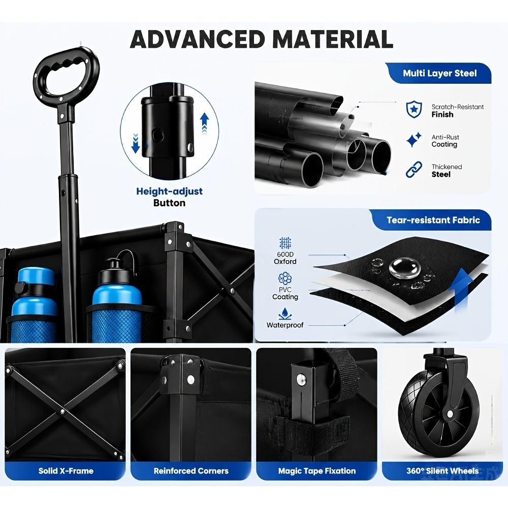 Carrello da Giardino Pieghevol - Sports Equipment Shop recensione e prezzo